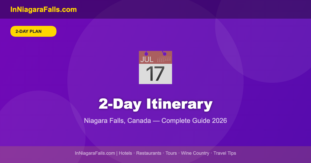 Niagara Falls 2-Day Itinerary — How To Spend a Perfect Weekend