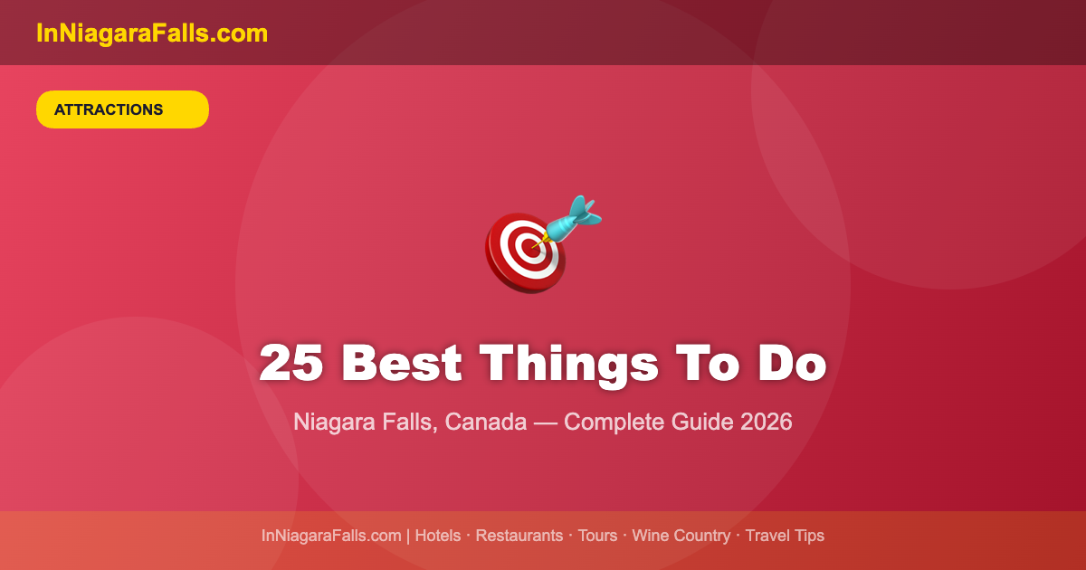 25 things to do Niagara Falls