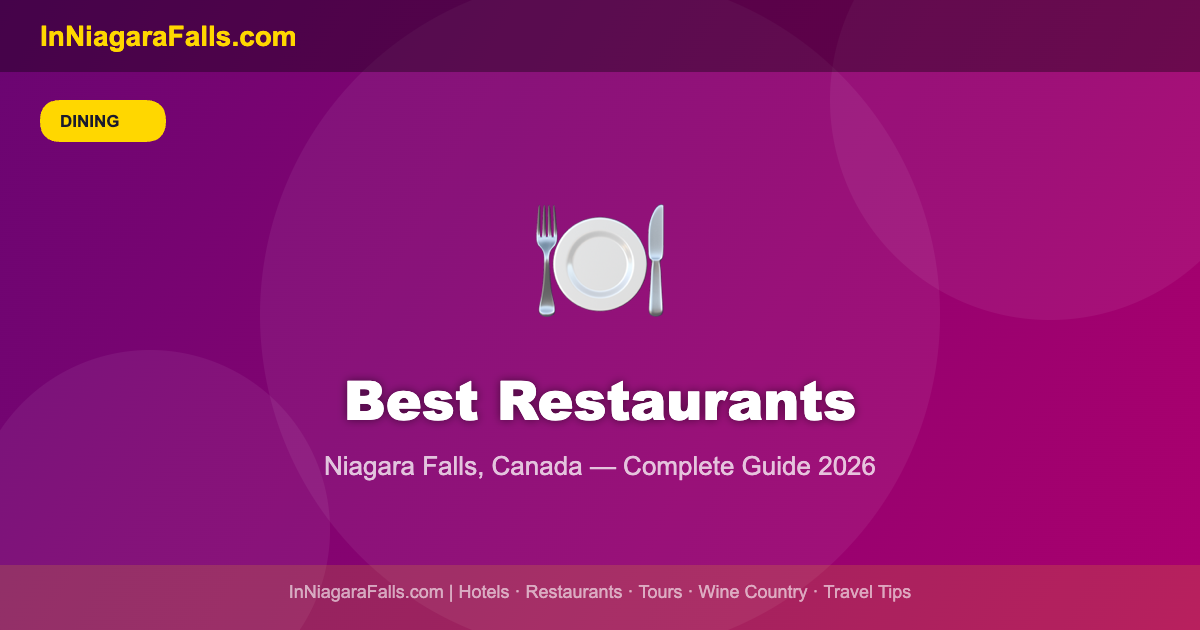 Best restaurants Niagara Falls