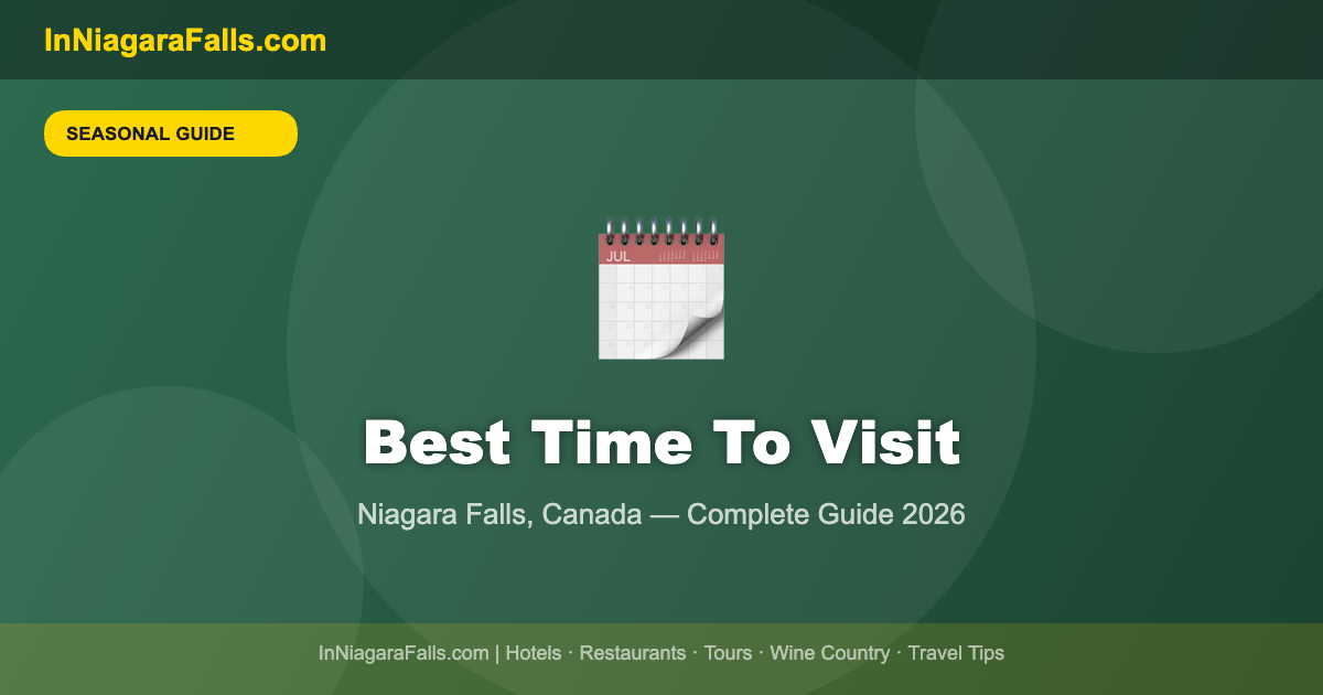 Best Time To Visit Niagara Falls Canada