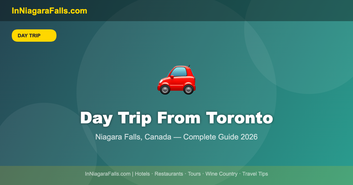 Niagara Falls From Toronto — Complete Day Trip Guide
