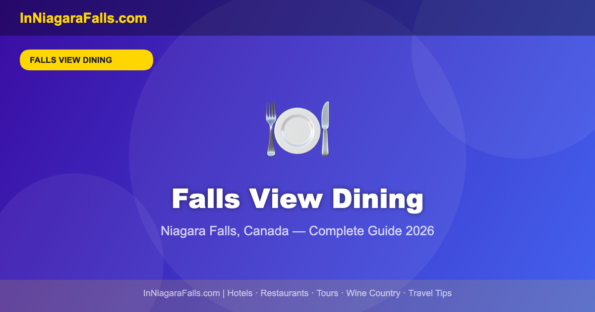 Niagara Falls Best Restaurants With a Falls View