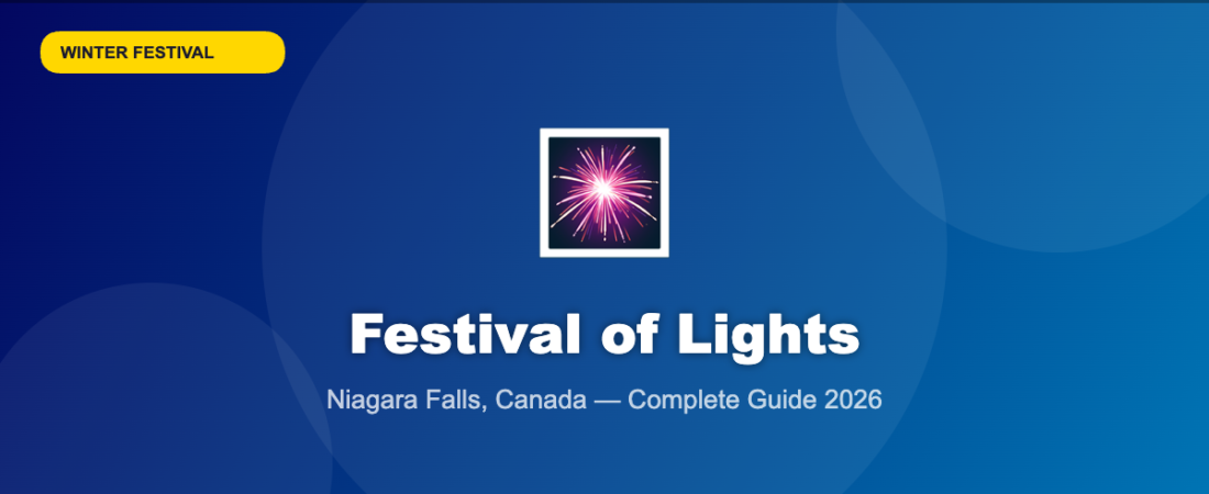 Niagara Falls Winter Festival of Lights — Complete Guide