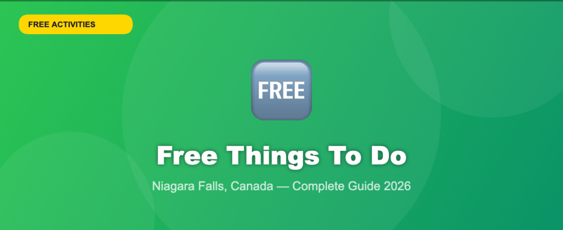 Free Things To Do in Niagara Falls