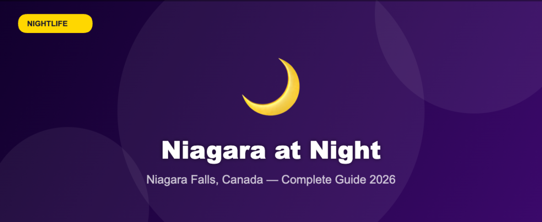 Niagara Falls at Night — What To Do After Dark