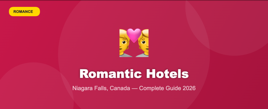 Best Romantic Hotels in Niagara Falls for Couples