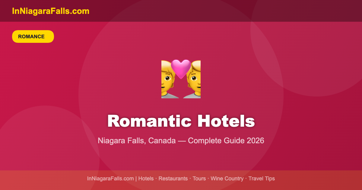 Best Romantic Hotels in Niagara Falls for Couples