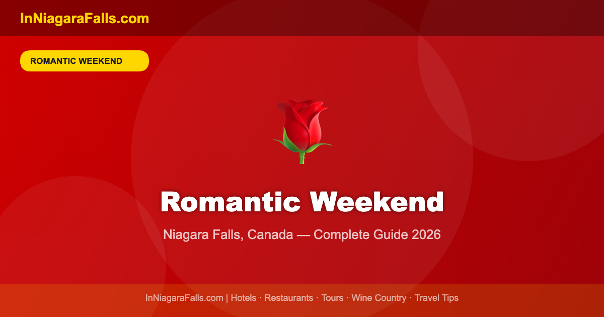 Planning a Romantic Weekend in Niagara Falls