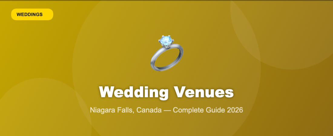 Best Wedding Venues in Niagara Falls Canada